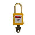 CE approval nylon lockbody insulation anti slipping loto safety padlock